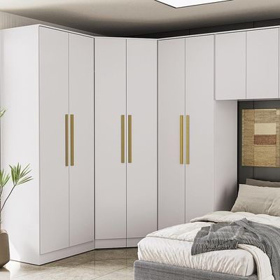 Guarda-roupa 2 Portas 2 Gavetas Kappesberg Adapt Branco