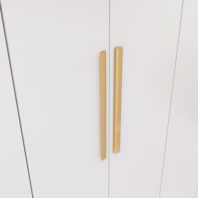 Guarda-roupa 2 Portas 2 Gavetas Kappesberg Adapt Branco