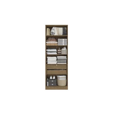 Guarda-roupa 2 Portas 2 Gavetas Kappesberg Adapt Nogueira