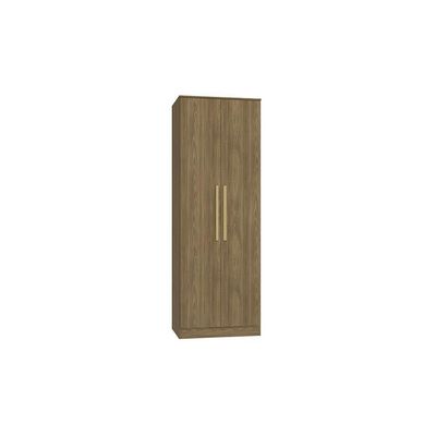 Guarda-roupa 2 Portas 2 Gavetas Kappesberg Adapt Nogueira