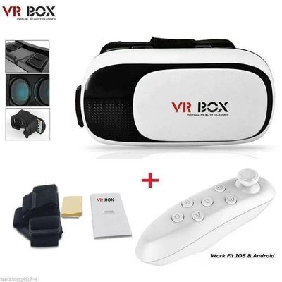 Óculos De Realidade Virtual 3d Para Smartphone - Vr Box 2.0 Com Controle