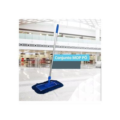 2 Und Refil Mop Pó Cabeleira Piso Seco Profi 80cm Starclean