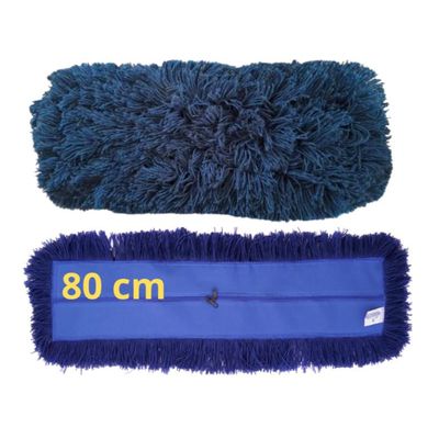 2 Und Refil Mop Pó Cabeleira Piso Seco Profi 80cm Starclean