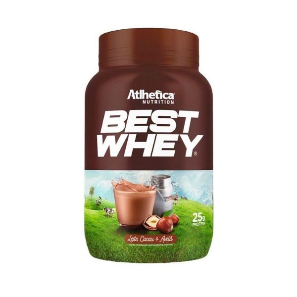 Best Whey 900g Sabor Leite, Cacau E Avelã