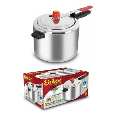Panela De Pressao Polida 7 Litros Aluminio Eirilar Qualidade