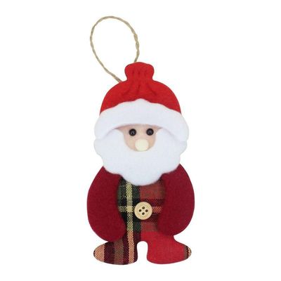 Kit 12 Peças Enfeite árvore Natal Pendente Papai Noel Boneco De Neve 14cm