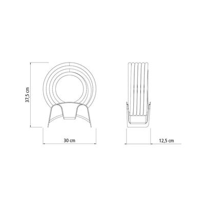 Mangueira Flex Tramontina Verde Em Pvc 3 Camadas 25 M Com Engate Rosqueado, Esguicho E Suporte Mural