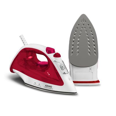 Ferro a Vapor Antiaderente Essentialgliss 1100w FMQ Rosa e Branco 220v Arno Rosa e Branco / 220V