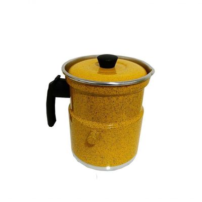 Jogo Café , Leiteira C-apito Bule Chaleira Amarelo Pigmentado