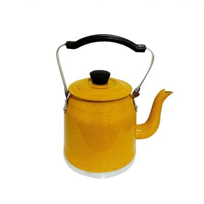 Jogo Café , Leiteira C-apito Bule Chaleira Amarelo Pigmentado
