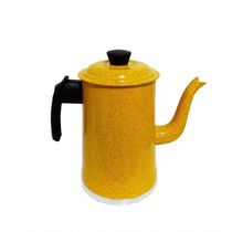 Jogo Café , Leiteira C-apito Bule Chaleira Amarelo Pigmentado