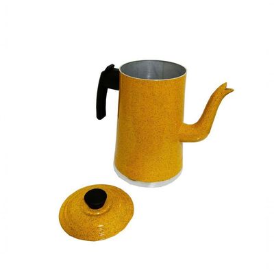 Jogo Café , Leiteira C-apito Bule Chaleira Amarelo Pigmentado