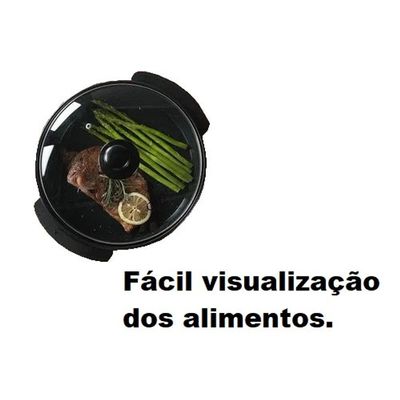 Tampa Avulsa De Vidro Temperado Para Panela Frigideira 14cm