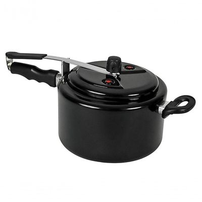 Panela De Pressão Teflon Antiaderente 5 Litros Preta Gourmet