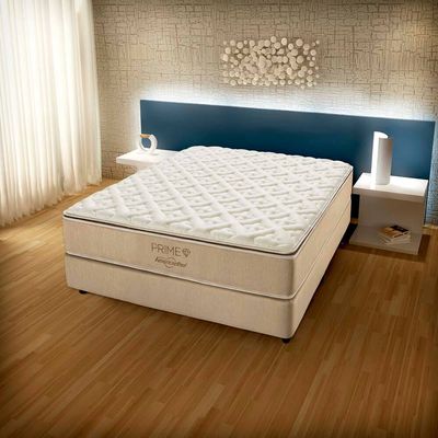 Base Box para Colchão Casal AmericanFlex Prime 37x138x188 - Bege