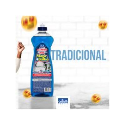 04 Magic Brilho Limpa Inox Aluminio 500 Ml Crivialli