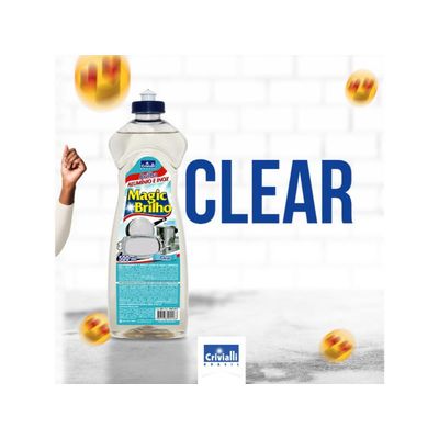 04 Magic Brilho Limpa Inox Aluminio 500 Ml Crivialli