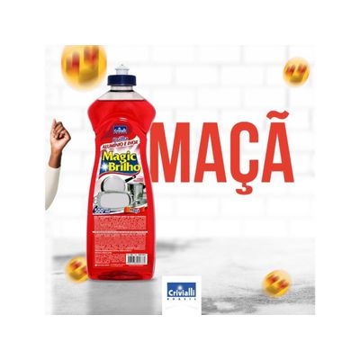 04 Magic Brilho Limpa Inox Aluminio 500 Ml Crivialli