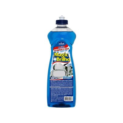 04 Magic Brilho Limpa Inox Aluminio 500 Ml Crivialli