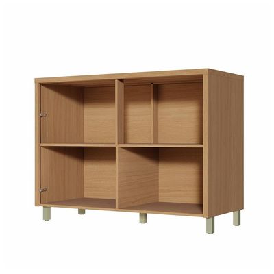 Balcão Nesher Condessa com 2 Portas e 1 Prateleira - 120cm de largura - Carvalho/Greige