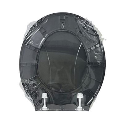 Assento Premium Para Vaso Sanitário Universal Oval Preto