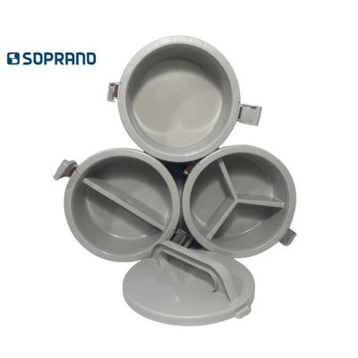 Jogo De Marmitas Térmica Div 3 Pçs 1,5 Lts Vermelha Soprano