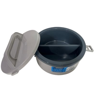 Marmita Térmica Tekcor Marmitex Soprano 1 Divisão Dupla Cinza