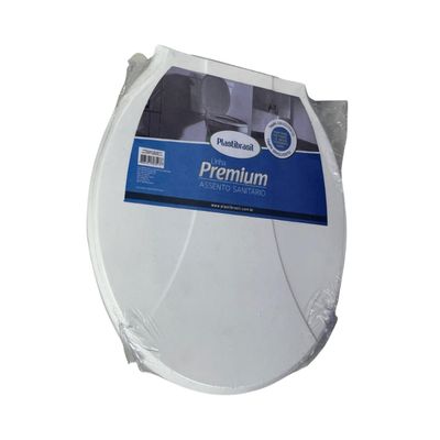 Assento Premium Para Vaso Sanitário Universal Oval Branco