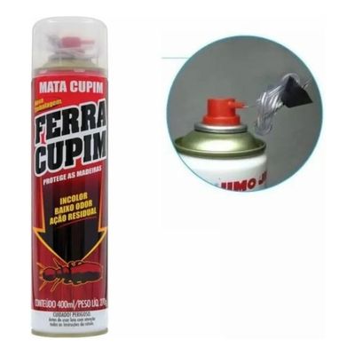 Inseticida Aerossol Ferra Cupim Frasco 400ml