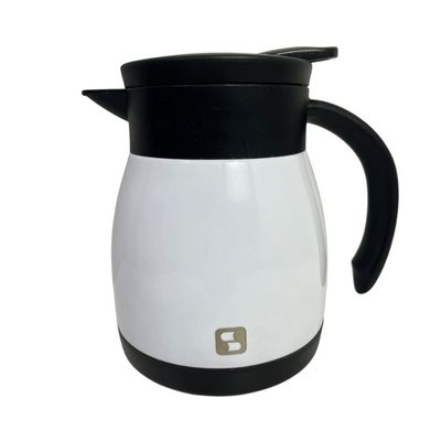 Bule Inox Elegance Garrafa Térmica Para Chá Café Água 500ml Branco