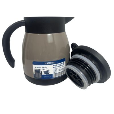 Bule Inox Elegance Garrafa Térmica Para Chá Café Água 500ml Fendi
