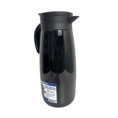 Bule Térmico Soprano 1,5 Lt Aço Inox Com Gatilho Preto