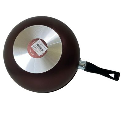 Frigideira Antiaderente Wok 24cm 2,8l Cor Chocolate