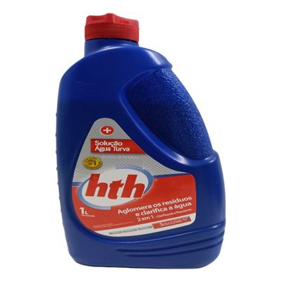 Kit 02 HTH Solução Água Turva Super Decantador 1L