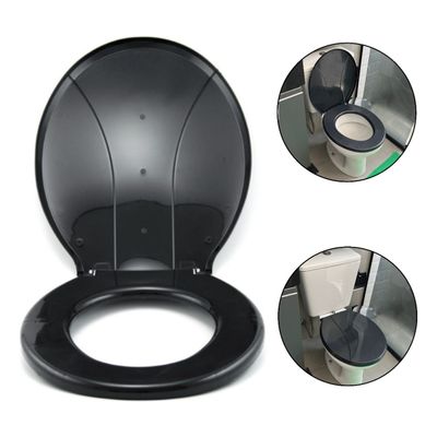 Assento Master Vaso Sanitário Universal Oval Preto