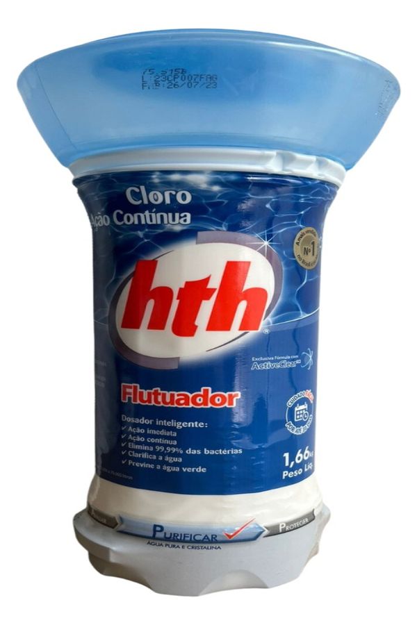 HTH Cloro Flutuador Advanced 4 em 1 1,66kg - Piscina Perfeita