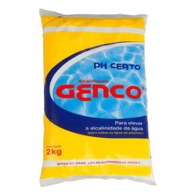 Kit 05 Elevador De Ph Barrilha 05 Ph Certo Alcalinidade 2kg