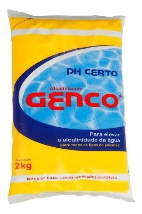 Kit 05 Elevador De Ph Barrilha 05 Ph Certo Alcalinidade 2kg