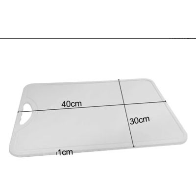 Tábua Plástica Para Corte Antimicrobiana Branca 30x40 Alves