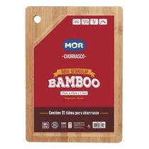 Tábua De Corte De Carne 35x25cm De Madeira Bambu