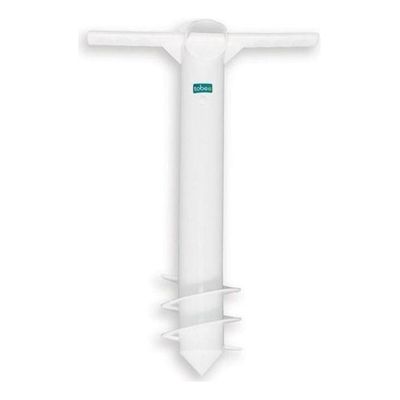 Suporte De Fixação P/ Guarda-sol 38mm Tobee Com Haste Branca