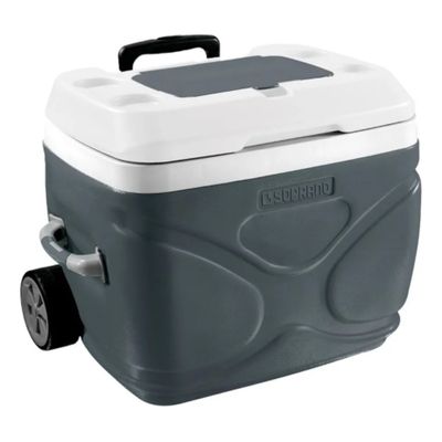 Caixa Térmica Everest Cinza 66l Eficiência Térmica 120 Horas