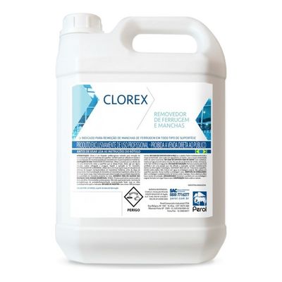 Clorex Limpador De Manchas De Ferrugem Em Pisos 5L