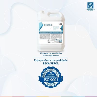 Clorex Limpador De Manchas De Ferrugem Em Pisos 5L