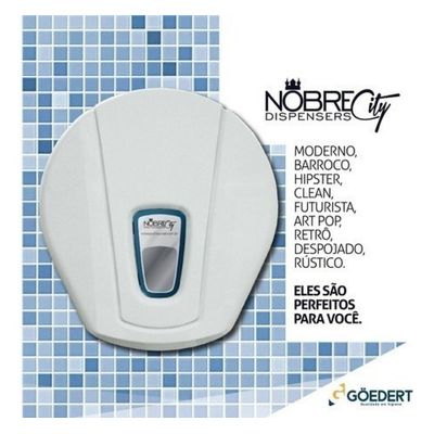 Kit Com 03 Dispensadores Porta Papel Higiênico Rolão City