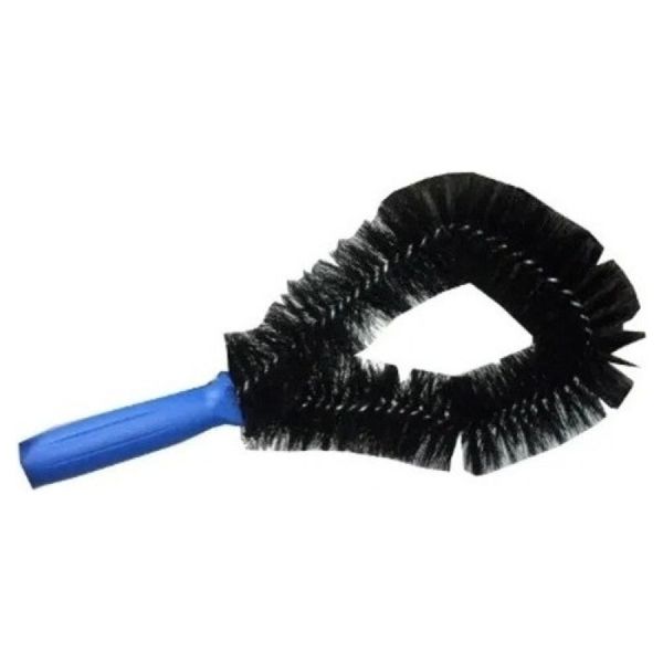 Escova Para Limpeza Tubos E Cantos Dobrável Bralimpia Azul