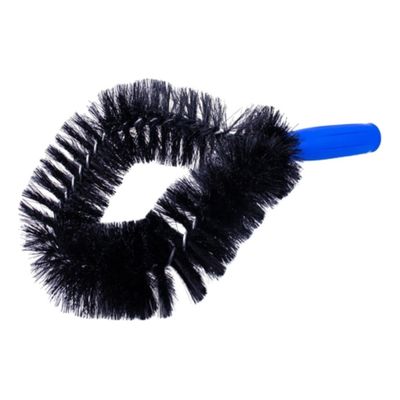 Escova Para Limpeza Tubos E Cantos Dobrável Bralimpia Azul