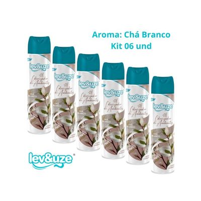 Odorizador Purificador Cheiro Ambiente Lev&uze Chá Bco 06