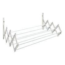 Varal De Parede Retrátil Sanfonado Alumínio 80 Cm