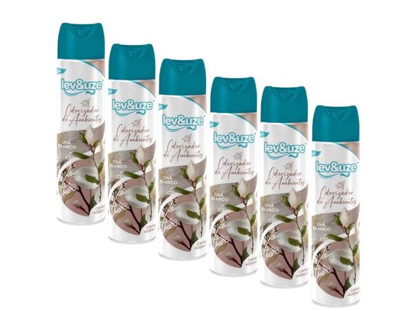 Odorizador Purificador Cheiro Ambiente Lev&uze Chá Bco 06